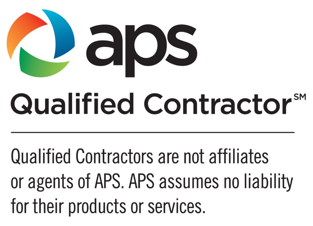 APS qualified contractor disclaimer